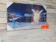 LED light up Snowman canvas. 50cm x 30cm from John Lewis. RRP £24.99