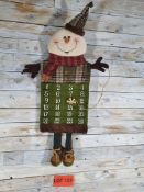 Luxury 3D fabric, advent calendar. 75cm long x 40cm wide. RRP £24.99