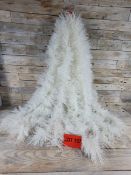 5 x 2m white chunky tinsel. RRP £15