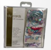 60 x Assorted Sets Of DIY Card Making Kit With Accessories RRP 9.99 ea.