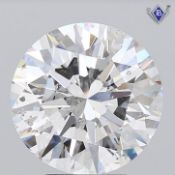 5.06 ct IGI Certified Round D SI2 Diamond