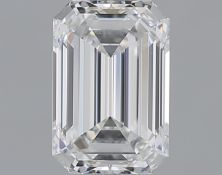 1.01 ct GIA Certified Emerald E VVS2 Diamond