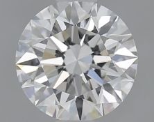 0.7 ct GIA Certified Round F VVS2 Diamond