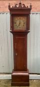 Antique Oak Case Grandfather Clock Circa 1750