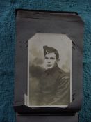 1920's Album - Single Family Collection of Birthday Cards, Photographs & French Scene Postcards.
