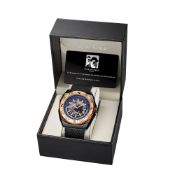 Swan & Edgar Hand Assembled World Compass Automatic Black Watch - Free Delivery & 5 Year Warrant...