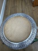 Walker and Hall silver plate bread voard
