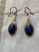 925 silver and lapis lazuli