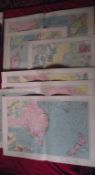 30 X Maps & Charts from Philip's Mercantile Marine Atlas of The World - Fourth Edition 1913