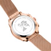 Swan & Edgar Hand Assembled Noble Automatic rose black Watch - Free Delivery & 5 Year Warranty