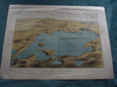 Illustrated London News 1878 - Sea of Marmora Map Showing The Positions of The British Fleet