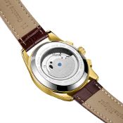Swan & Edgar Hand Assembled Nautical Automatic gold brown Watch - Free Delivery & 5 Year Warrant...