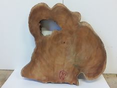 Hardwood Kiln Dried Sawn Burmese Teak Log Slice / Crosscut