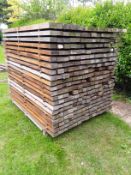 50x Hardwood Timber Sawn African Opepe Rails