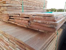 Fresh Sawn Softwood Larch Waney Edge / Live Edge Cladding Boards