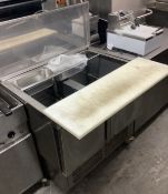 2 Door Undercounter Pizza Salad Fridge
