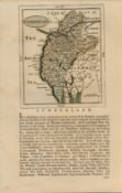 Cumbria Antique c1783 F Grose Copper Coloured George III Map.