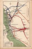 Liverpool Aintree River Mersey Edge Hill Antique Railway Diagram-42.