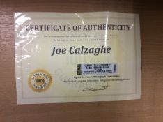 Joe Calzaghe Signed Boxing Glove