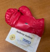 Anthony Joshua Signed Boxing Glove