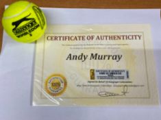 Andy Murray Signed Tennis Ball