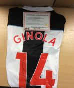 David Ginola Signed Newcastle Shirt