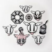 Dface (b 1978 -) Pack of 10 Assorted Official D*Face Stickers, Sold Out, 2022 Street/Urban/Graff...