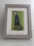 Julian Opie(1958)Pair of 3D Lenticular Moving Images, in Colours ‘Paul' & ‘Bibi Running’ Framed 2...