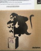 Six WSM Banksy Dismaland Bemusement Park Souvenirs including found Banksy ‘free art’ 2015