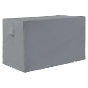 Blooma Small Grey Rectangular Table cover 190cm(L) 60cm(H) 110cm(W) B&Q £28