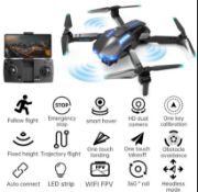 Drone with 360 degree folding camera