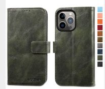 Wallet Case for iPhone 13 Pro,Flip PU Leather Cover with RFID Blocking Card Holder Magnetic Clasp...