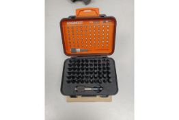 5 x 61 Piece Screwdriver, Star & Alan Key Set. Rrp £40