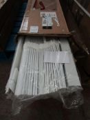 1 X Box Of 50mm Wood Bind, White, 135x160