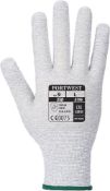 60 x Portwest Antistatic Micro Dot Gloves Small
