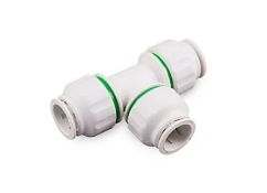 23 x Plumbsure White Push-fit Pipe tee (Dia)22mm