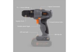 3 x New & Boxed E-Series 18V Cordless Drill Driver