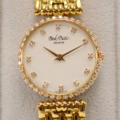 Paul Picot / Diamond - Lady's Yellow Gold Wristwatch