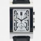 Bulgari / Unworn - Rettangolo Chronograph RTC 49 S - Gentlemen's Steel Wristwatch