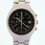 Omega / Speedmaster Mark III - Gentlemen's Gold/Steel Wristwatch