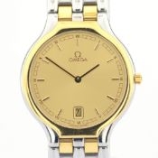 Omega / De Ville Symbol 18K Yellow Gold / S. Steel - Unisex Gold/Steel Wristwatch