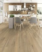 Brand New Boxed EGGER HOME Natural Creston Oak 8mm Aqua+ Laminate Flooring RRP £120 5.5 packs 11...
