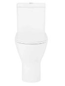 Brand New Boxed Bathstore Falcon Comfort Rimless Open Back Close Coupled Toilet RRP £424 **No Vat...
