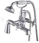 Brand New Boxed Bathstore Bensham 1895 Bath Shower Mixer - Chrome RRP £165 **No VAT**