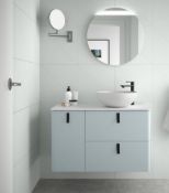 Brand New Boxed Vanity unit UNIIQ 900 left CIELO RRP £852 *No Vat**