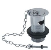 Brand New Boxed Bathstore Link Chain Basin Waste with Solid Plug - Slotted RRP £12 **No Vat**