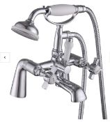 Brand New Boxed Bathstore Bensham 1895 Bath Shower Mixer - Chrome RRP £165 **No VAT**