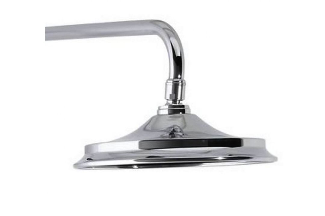 Brand New Boxed Bathstore Grand Traditional Style Rain Effect Chrome Shower Head RRP £139 **No Va...