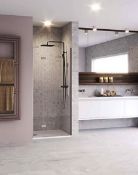 Brand New Boxed Bathstore Oyster Pivot Shower Door - 900mm (6mm Glass) RRP £505 **No Vat**