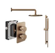 Brand New Boxed Abacus SHOWER PACK 2 - ISO PRO - BRUSHED BRONZE RRP £1099 **No Vat**
